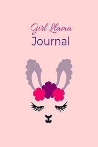 Girl Llama Journal