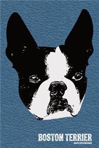 Boston Terrier Graph Paper Notebook
