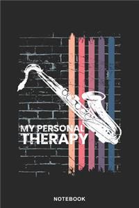 Saxophone Instrument Art Graphic Notebook