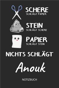 Nichts schlägt - Anouk - Notizbuch