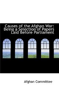 Causes of the Afghan War