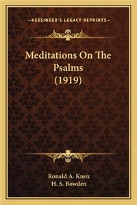 Meditations On The Psalms (1919)