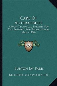 Care Of Automobiles
