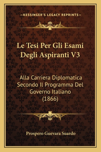 Tesi Per Gli Esami Degli Aspiranti V3
