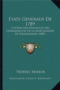 Etats Generaux De 1789