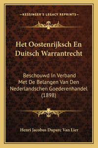 Het Oostenrijksch En Duitsch Warrantrecht