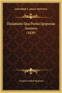 Declamatio Qua Poetas Epopoeiae Auctores (1839)