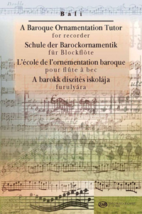 Baroque Ornamentation Tutor for Recorder