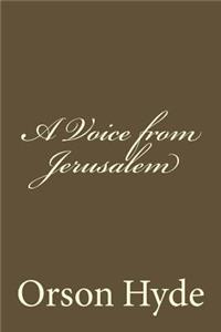 A Voice from Jerusalem