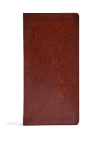 CSB Verse-By-Verse Reference Bible, Brown Bonded Leather