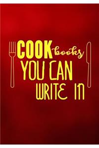 Cookbooks You Can Write in