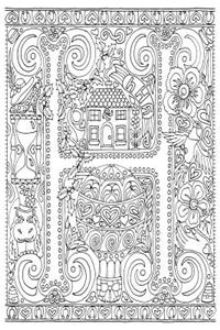 Color My Cover Journal - Creative Alphabet - H