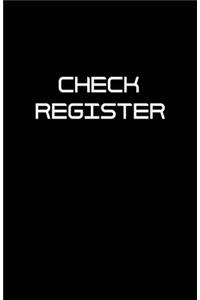 Check Register