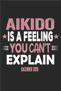Aikido Is A Feeling You Can't Explain Calender 2020