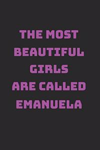 Emanuela Girl Woman Notebook