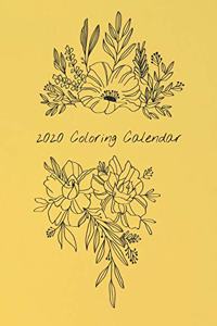 2020 Coloring Calendar