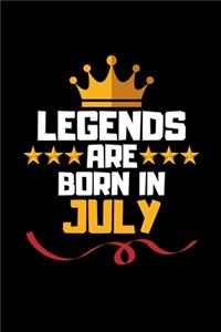 Legends Are Born In July