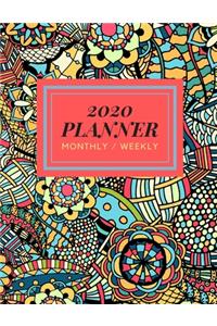 2020 Planner Monthly and Weekly View