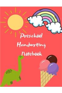 Preschool Handwriting Notebook