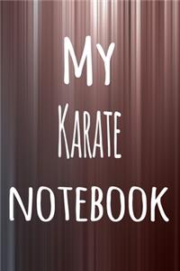 My Karate Notebook