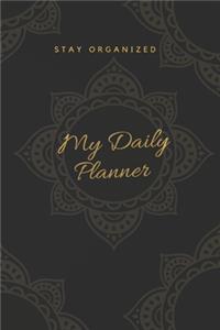 My Daily Planner - MY PLANS FOR TODAY Planner and organizer goals and more. Best planner for entrepreneurs, moms, women and Dads...