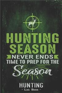 Hunting Log Book Journal for Hunter