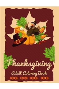 Thanksgiving Adult Coloring Book