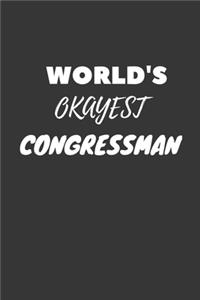 World's Okayest Congressman Notebook