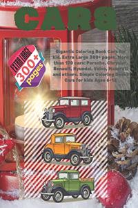 Gigantic Coloring Book Cars for kid. Extra Large 300+ pages. More than 170 cars