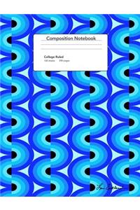 Blue Waves Composition Notebook