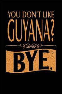 You Don't Like Guyana? Bye.