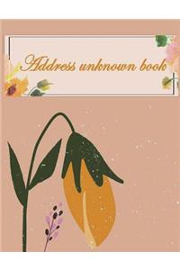 Address unknown book
