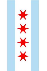 Chicago Flag 6x9 Personal Journal