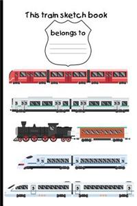 This train sketch book belongs to