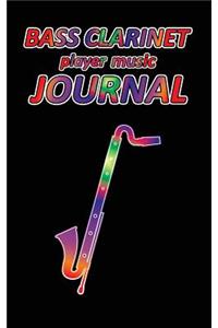 Bass Clarinet Player Music Journal
