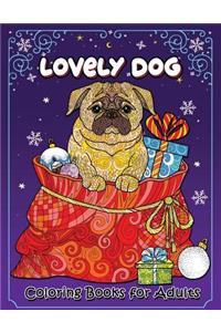 Lovely Dog Coloring Book for Adults