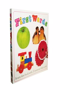 First Words - book with 20 press-out flash cards