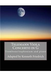 Telemann Viola Concerto in G - trombone/euphonium version