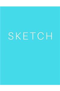 Sketch - Art Sketch Book / Bright Blue Notebook