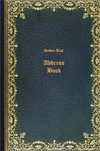 Golden Teal Address Book