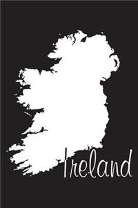 Ireland - Black 101 - Lined Notebook with Margins - 6X9