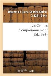 Les Crimes d'Empoisonnement