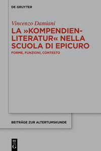 La >Kompendienliteratur: Forme, Funzioni, Contesto