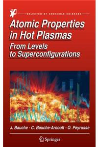 Atomic Properties in Hot Plasmas