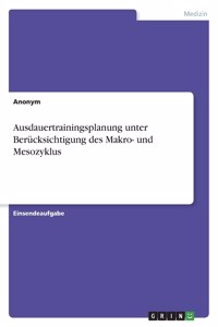 Ausdauertrainingsplanung unter Berücksichtigung des Makro- und Mesozyklus