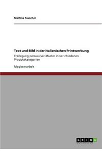 Text und Bild in der italienischen Printwerbung