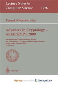 Advances in Cryptology - Asiacrypt 2000