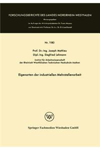 Eigenarten der industriellen Mehrstellenarbeit