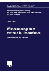 Wissensmanagementsysteme in Unternehmen