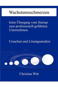 Wachstumsschmerzen beim Übergang vom Startup zum professionell geführten Unternehmen. Ursachen und Lösungsansätze